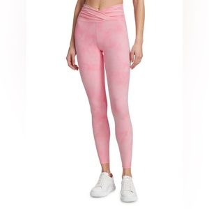 CARBON38 tie dye leggings pink size L